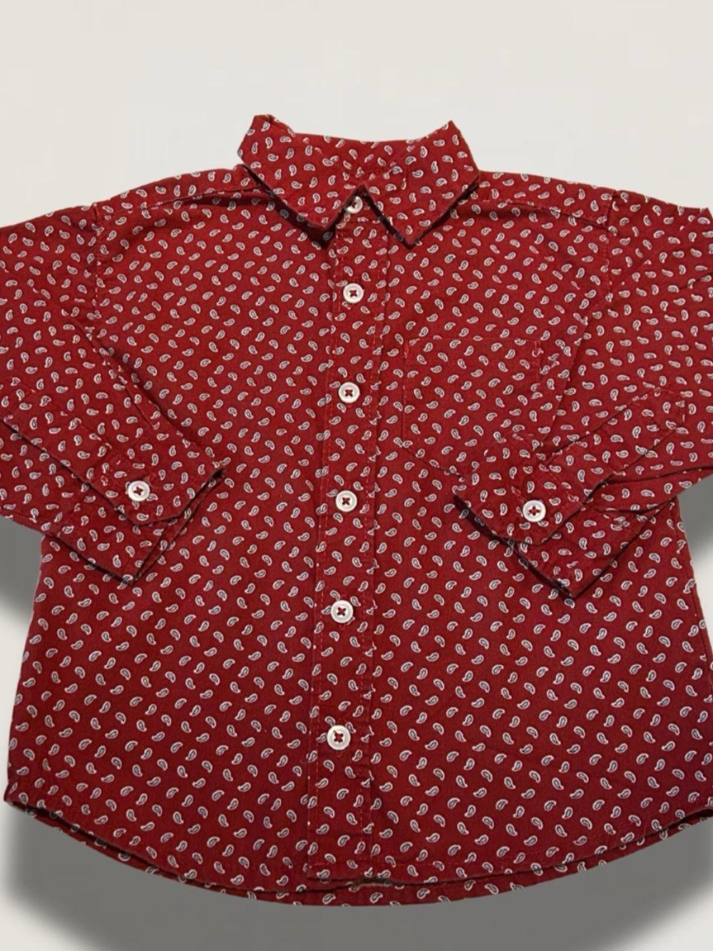 Vintage Mick Mack (Paisley Print) Button-Up Long-Sleeve